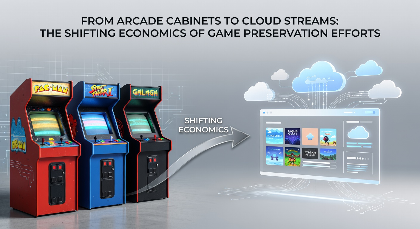 Modern cloud servers and streaming infrastructure used for game preservation initiatives