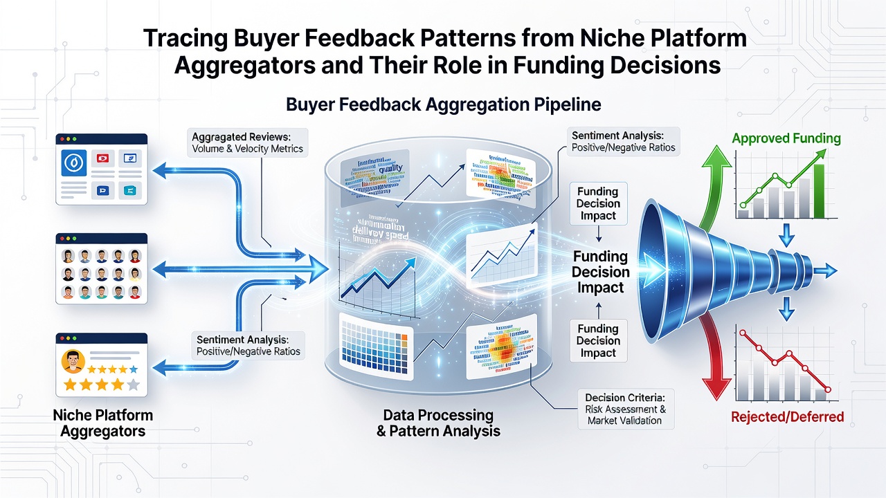 Graph illustrating correlation between buyer satisfaction scores from niche aggregators and successful funding outcomes for simulation projects in 2025-2026